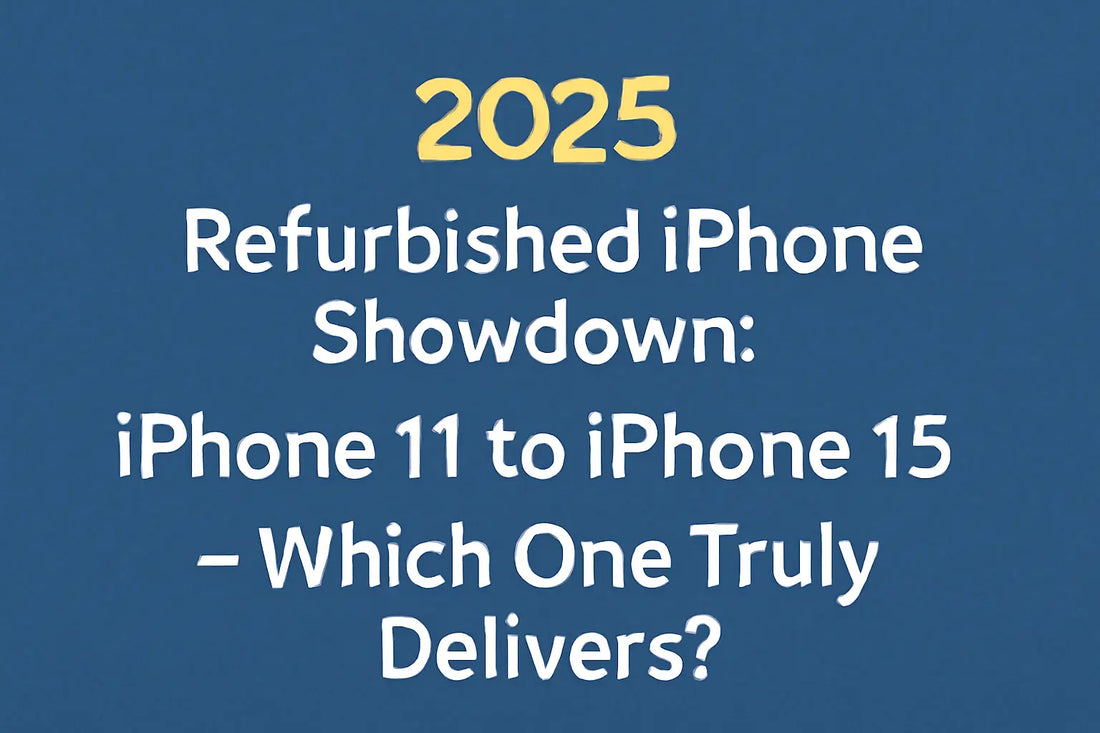 2025 Refurbished iPhone Showdown: iPhone 11 to iPhone 15 – Which One Truly Delivers?