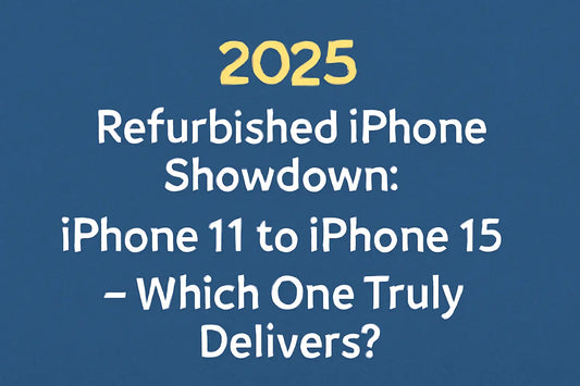 2025 Refurbished iPhone Showdown: iPhone 11 to iPhone 15 – Which One Truly Delivers?