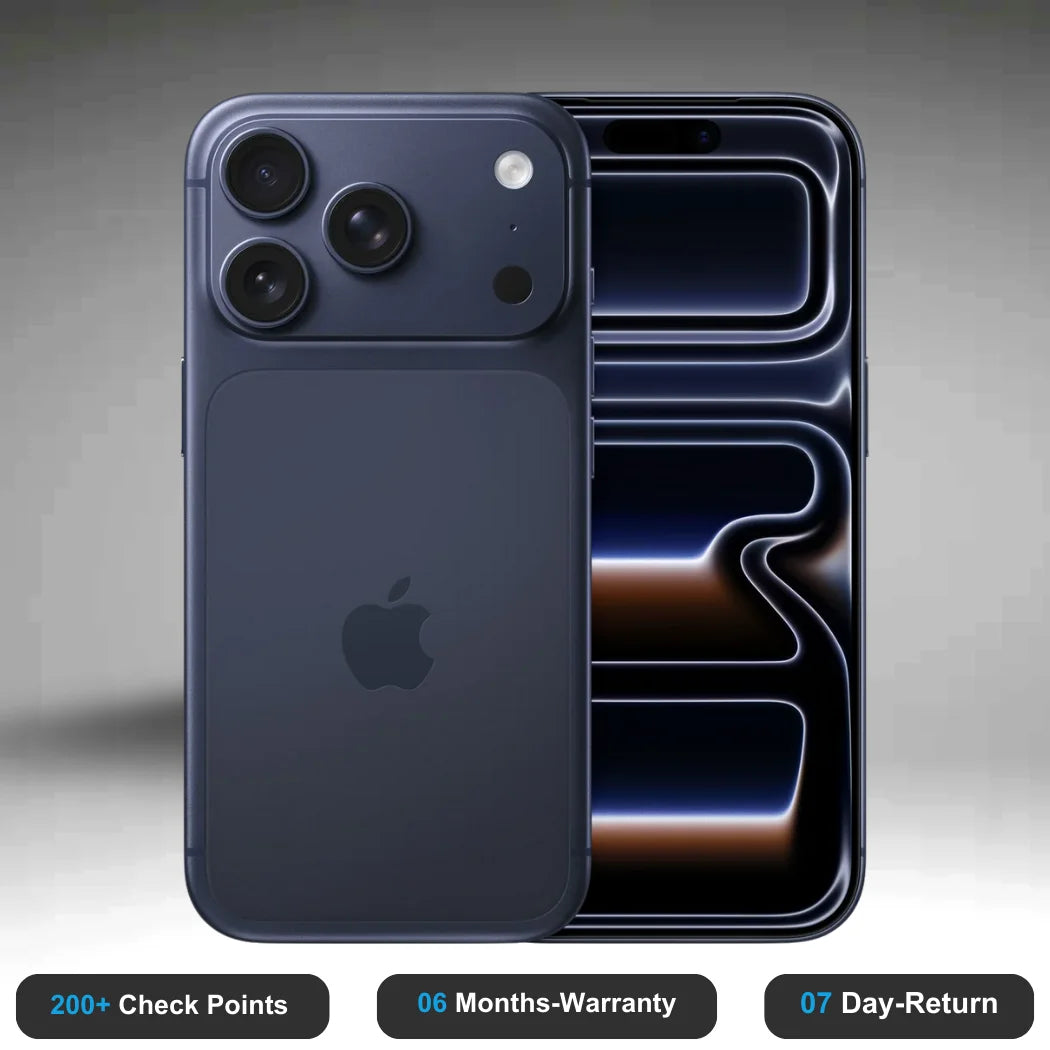Apple iPhone 17 Pro Max - Refurbished-Second-hand smartphone in 60% off with 6-month warranty.