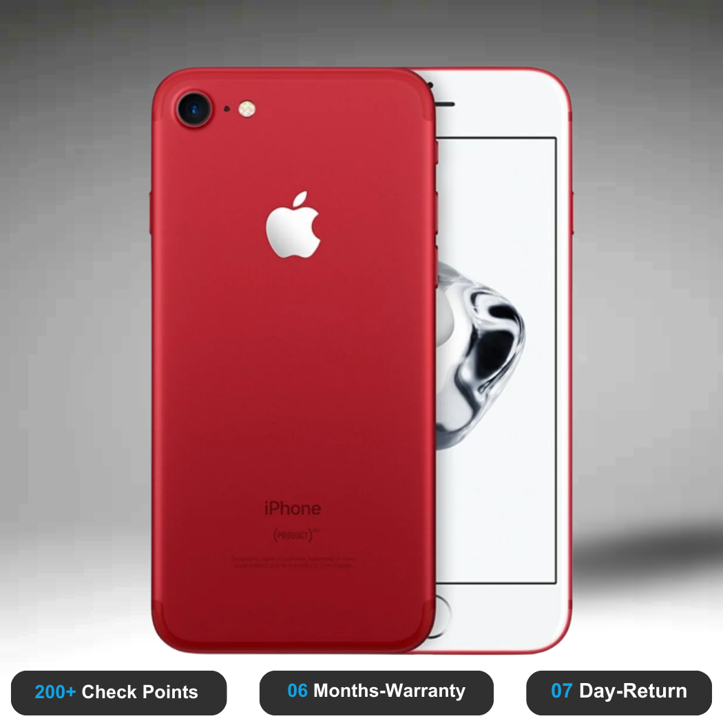 Apple iPhone 7 - Refurbished- Experience the quality of new-like condition with zero scratches. Backed by a 6-month warranty and 7-day replacement policy. Shop now at Easyphones!
