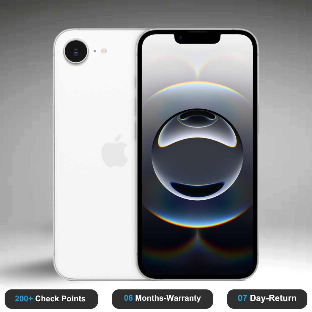 Apple iPhone 16e - New- Experience the quality of new-like condition with zero scratches. Backed by a 6-month warranty and 7-day replacement policy. Shop now at Easyphones!