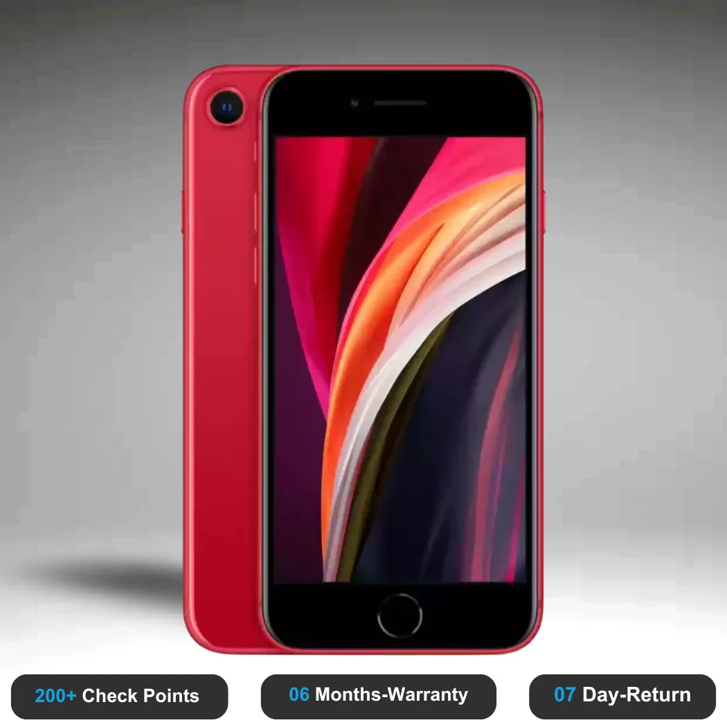 Apple iPhone SE 2020 - Refurbished- Experience the quality of new-like condition with zero scratches. Backed by a 6-month warranty and 7-day replacement policy. Shop now at Easyphones!