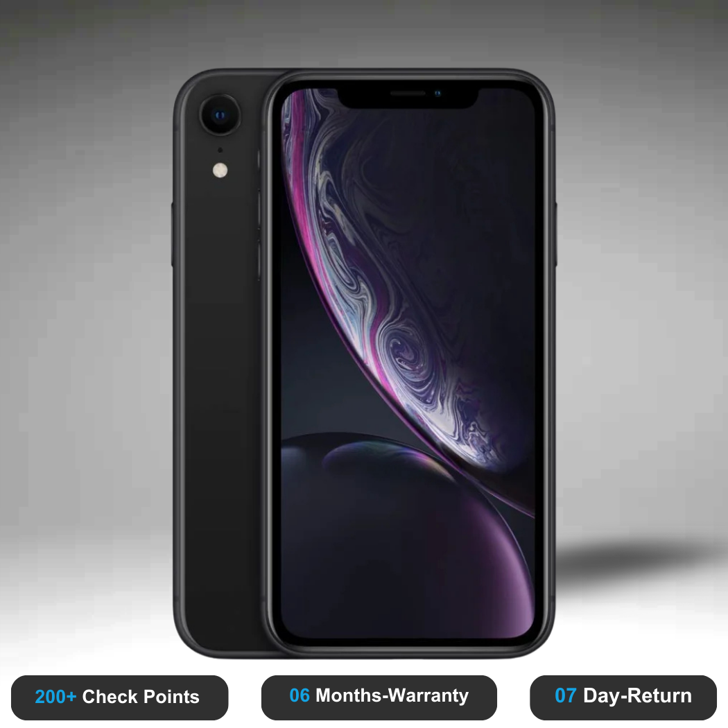 Apple iPhone XR - Refurbished- Experience the quality of new-like condition with zero scratches. Backed by a 6-month warranty and 7-day replacement policy. Shop now at Easyphones!