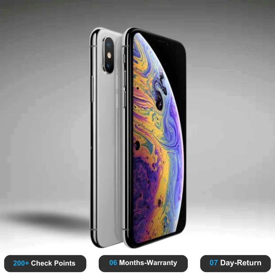 Apple iPhone XS Max - Refurbished- Experience the quality of new-like condition with zero scratches. Backed by a 6-month warranty and 7-day replacement policy. Shop now at Easyphones!