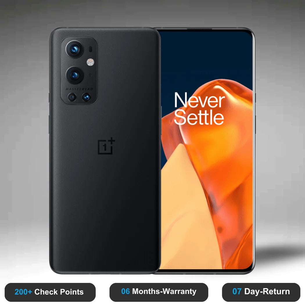 OnePlus 9 Pro 5G - Refurbished- Experience the quality of new-like condition with zero scratches. Backed by a 6-month warranty and 7-day replacement policy. Shop now at Easyphones!