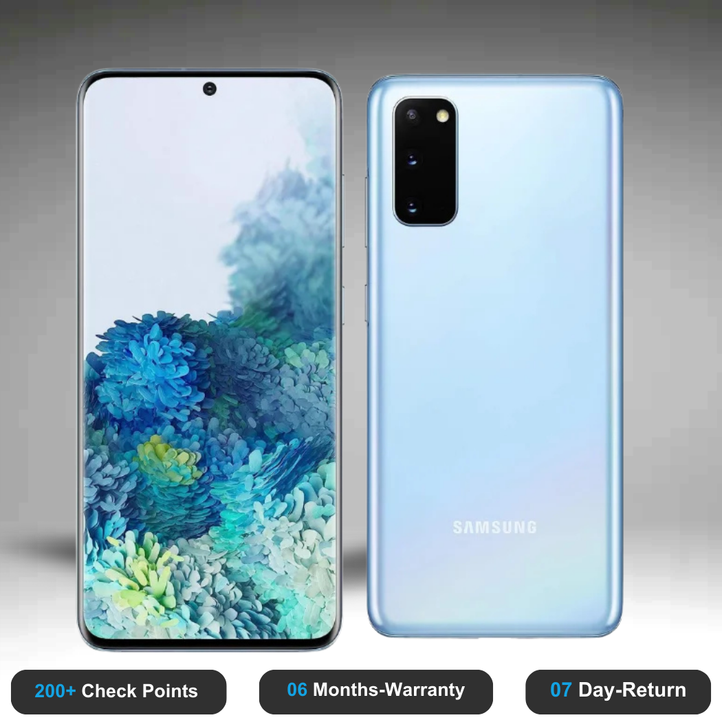 Samsung Galaxy S20 Fe 5g - Refurbished- Experience the quality of new-like condition with zero scratches. Backed by a 6-month warranty and 7-day replacement policy. Shop now at Easyphones!