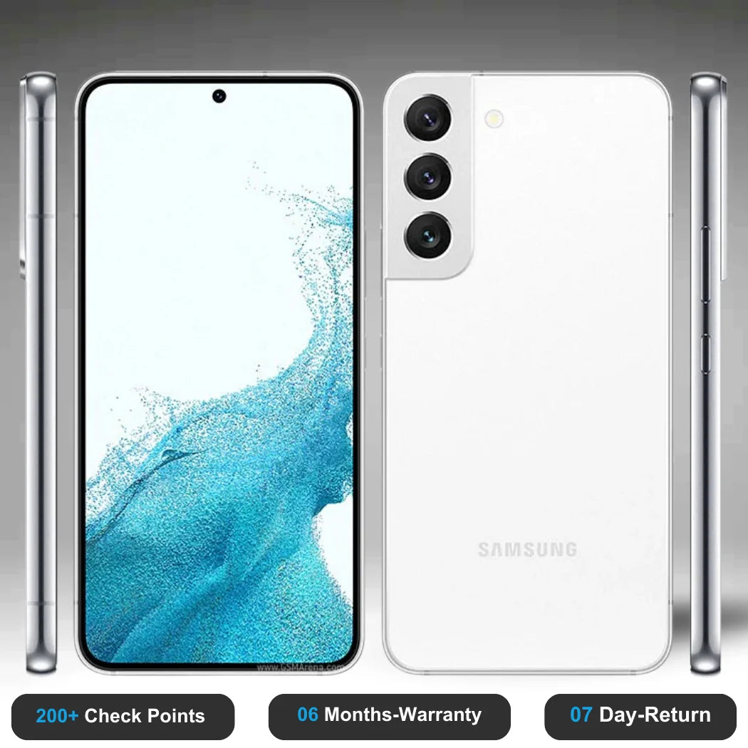 Samsung Galaxy S22 5G - Refurbished- Experience the quality of new-like condition with zero scratches. Backed by a 6-month warranty and 7-day replacement policy. Shop now at Easyphones!