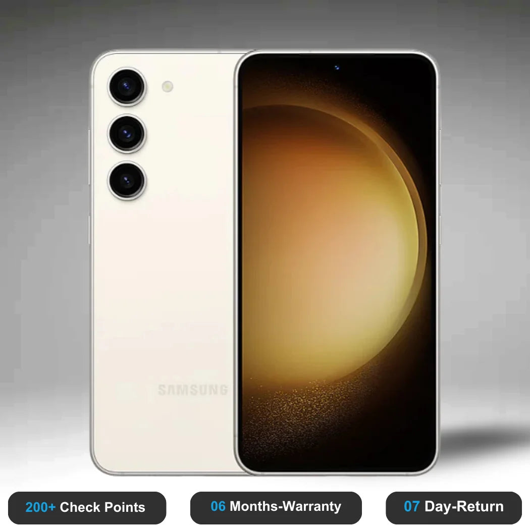 Samsung Galaxy S23 5G - Refurbished- Experience the quality of new-like condition with zero scratches. Backed by a 6-month warranty and 7-day replacement policy. Shop now at Easyphones!