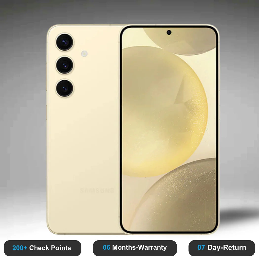 Samsung Galaxy S24 5G - Refurbished- Experience the quality of new-like condition with zero scratches. Backed by a 6-month warranty and 7-day replacement policy. Shop now at Easyphones!