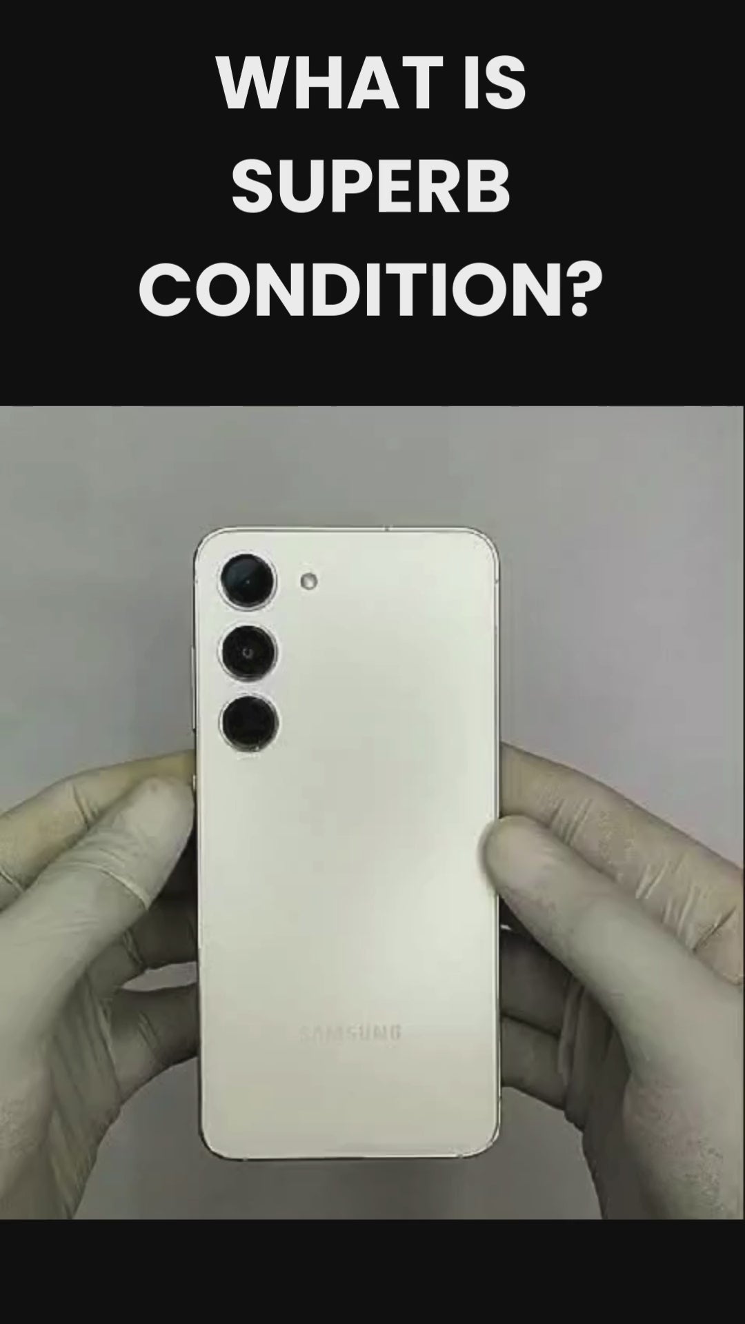 Refurbished Samsung Galaxy S23 5G second-hand smartphone in 60% off  with 6-month warranty