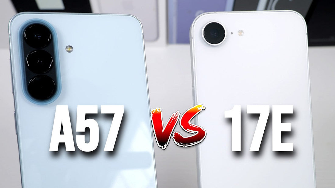 Samsung Galaxy A57 vs iPhone 17e: Design vs Apple Power