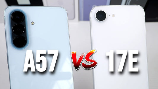 Samsung Galaxy A57 vs iPhone 17e: Design vs Apple Power
