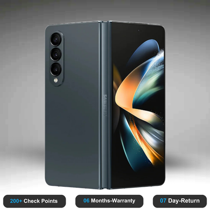 Samsung Galaxy Z Fold4 5G - Refurbished- Experience the quality of new-like condition with zero scratches. Backed by a 6-month warranty and 7-day replacement policy. Shop now at Easyphones!