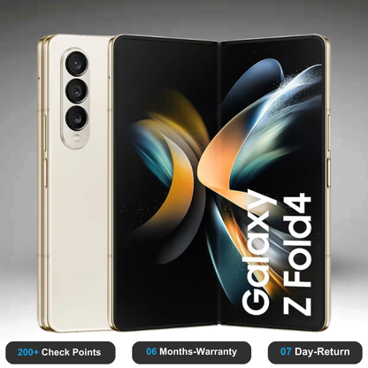 Samsung Galaxy Z Fold4 5G - Refurbished- Experience the quality of new-like condition with zero scratches. Backed by a 6-month warranty and 7-day replacement policy. Shop now at Easyphones!