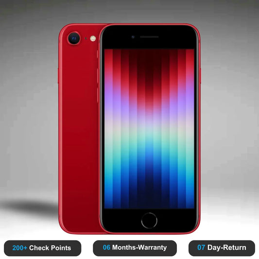 Apple iPhone SE 2022 - Refurbished- Experience the quality of new-like condition with zero scratches. Backed by a 6-month warranty and 7-day replacement policy. Shop now at Easyphones!