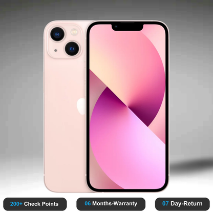 Apple iPhone 13 mini - Refurbished- Experience the quality of new-like condition with zero scratches. Backed by a 6-month warranty and 7-day replacement policy. Shop now at Easyphones!