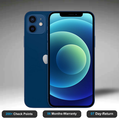 Apple iPhone 12 Mini - Refurbished- Experience the quality of new-like condition with zero scratches. Backed by a 6-month warranty and 7-day replacement policy. Shop now at Easyphones!