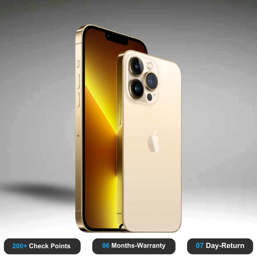 Apple iPhone 13 Pro Max - Refurbished- Experience the quality of new-like condition with zero scratches. Backed by a 6-month warranty and 7-day replacement policy. Shop now at Easyphones!