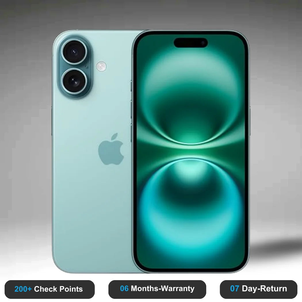 Apple iPhone 16 - Open Box (Minimum 6 Months Apple Warranty)- Experience the quality of new-like condition with zero scratches. Backed by a 6-month warranty and 7-day replacement policy. Shop now at Easyphones!