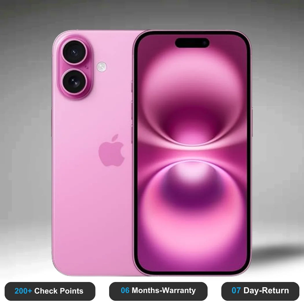 Apple iPhone 16 - Open Box (Minimum 6 Months Apple Warranty)- Experience the quality of new-like condition with zero scratches. Backed by a 6-month warranty and 7-day replacement policy. Shop now at Easyphones!