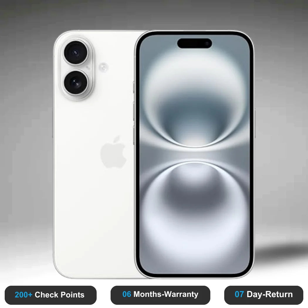 Apple iPhone 16 - Open Box (Minimum 6 Months Apple Warranty)- Experience the quality of new-like condition with zero scratches. Backed by a 6-month warranty and 7-day replacement policy. Shop now at Easyphones!