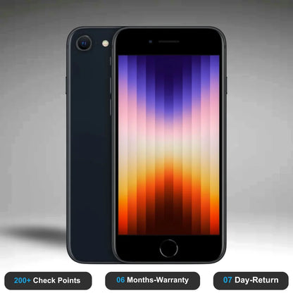 Apple iPhone SE 2022 - Refurbished- Experience the quality of new-like condition with zero scratches. Backed by a 6-month warranty and 7-day replacement policy. Shop now at Easyphones!