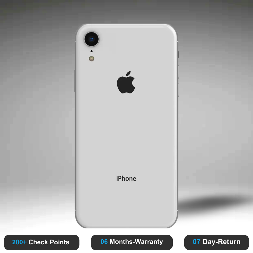 Apple iPhone XR - Refurbished- Experience the quality of new-like condition with zero scratches. Backed by a 6-month warranty and 7-day replacement policy. Shop now at Easyphones!