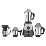 BAJAJ Military Series Evoque 1000 Watt 4 Jars Juicer Mixer Grinder (Efficient Grinding, Jet Black)