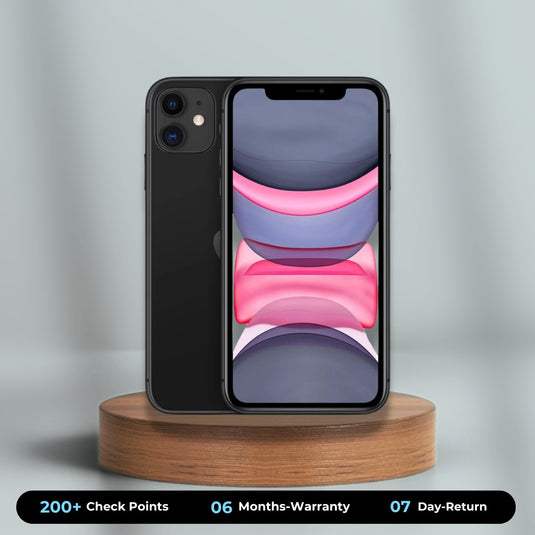 Apple Iphone 11 Refurbished - Experience the quality of new-like condition with zero scratches. Backed by a 6-month warranty and 7-day replacement policy. Shop now at Easyphones!