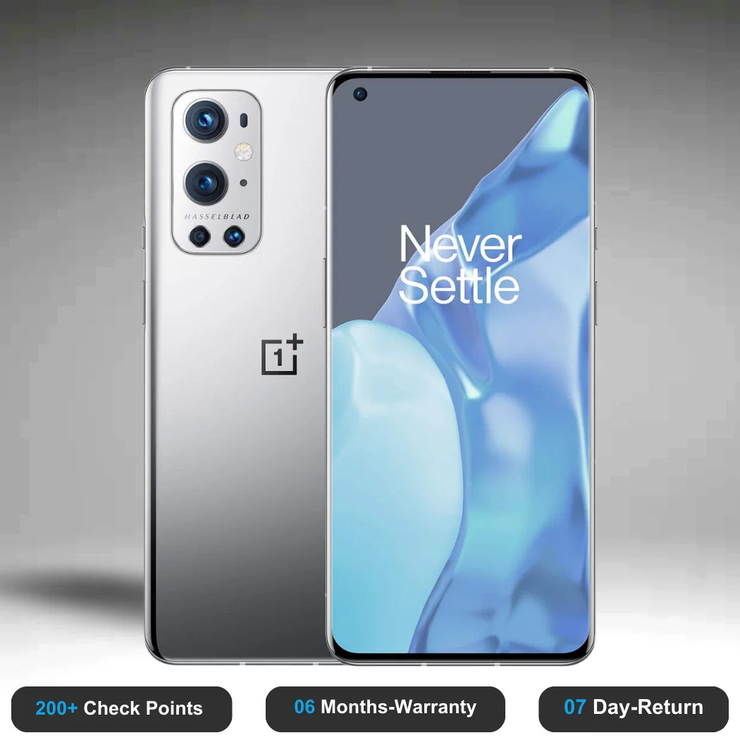 OnePlus 9 Pro 5G - Refurbished- Experience the quality of new-like condition with zero scratches. Backed by a 6-month warranty and 7-day replacement policy. Shop now at Easyphones!