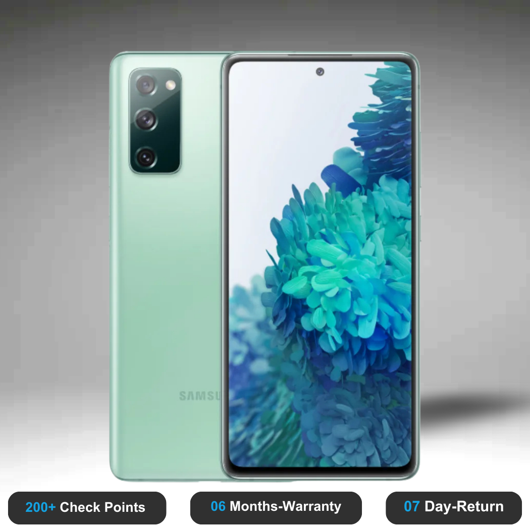 Samsung Galaxy S20 Fe 5g - Refurbished- Experience the quality of new-like condition with zero scratches. Backed by a 6-month warranty and 7-day replacement policy. Shop now at Easyphones!