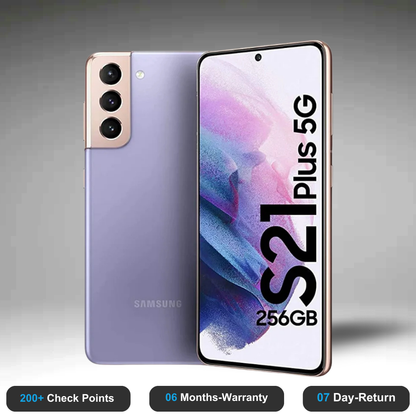 Samsung Galaxy S21 Plus 5G - Refurbished- Experience the quality of new-like condition with zero scratches. Backed by a 6-month warranty and 7-day replacement policy. Shop now at Easyphones!