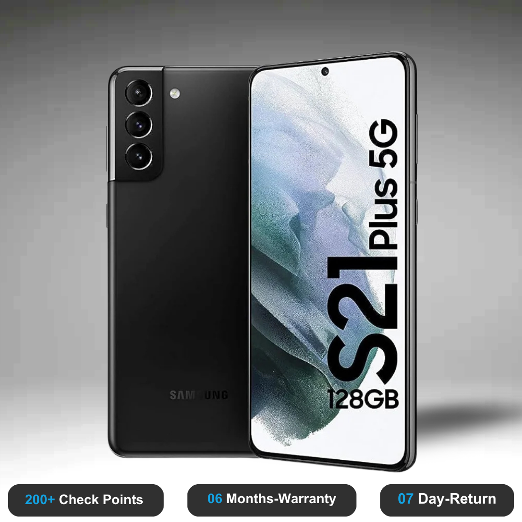 Samsung Galaxy S21 Plus 5G - Refurbished- Experience the quality of new-like condition with zero scratches. Backed by a 6-month warranty and 7-day replacement policy. Shop now at Easyphones!