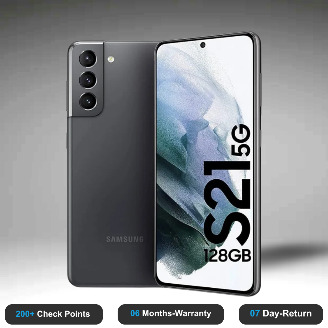 Samsung Galaxy S21 Plus 5G - Refurbished- Experience the quality of new-like condition with zero scratches. Backed by a 6-month warranty and 7-day replacement policy. Shop now at Easyphones!
