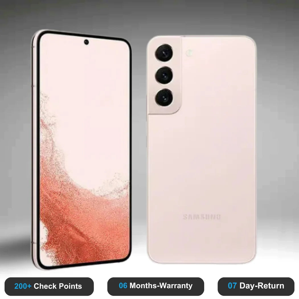 Samsung Galaxy S22 5G - Refurbished- Experience the quality of new-like condition with zero scratches. Backed by a 6-month warranty and 7-day replacement policy. Shop now at Easyphones!