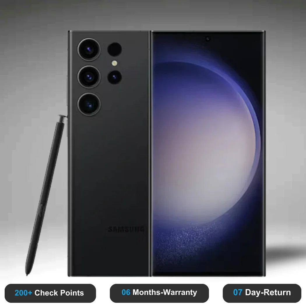 Samsung Galaxy S23 Ultra 5G - Refurbished- Experience the quality of new-like condition with zero scratches. Backed by a 6-month warranty and 7-day replacement policy. Shop now at Easyphones!