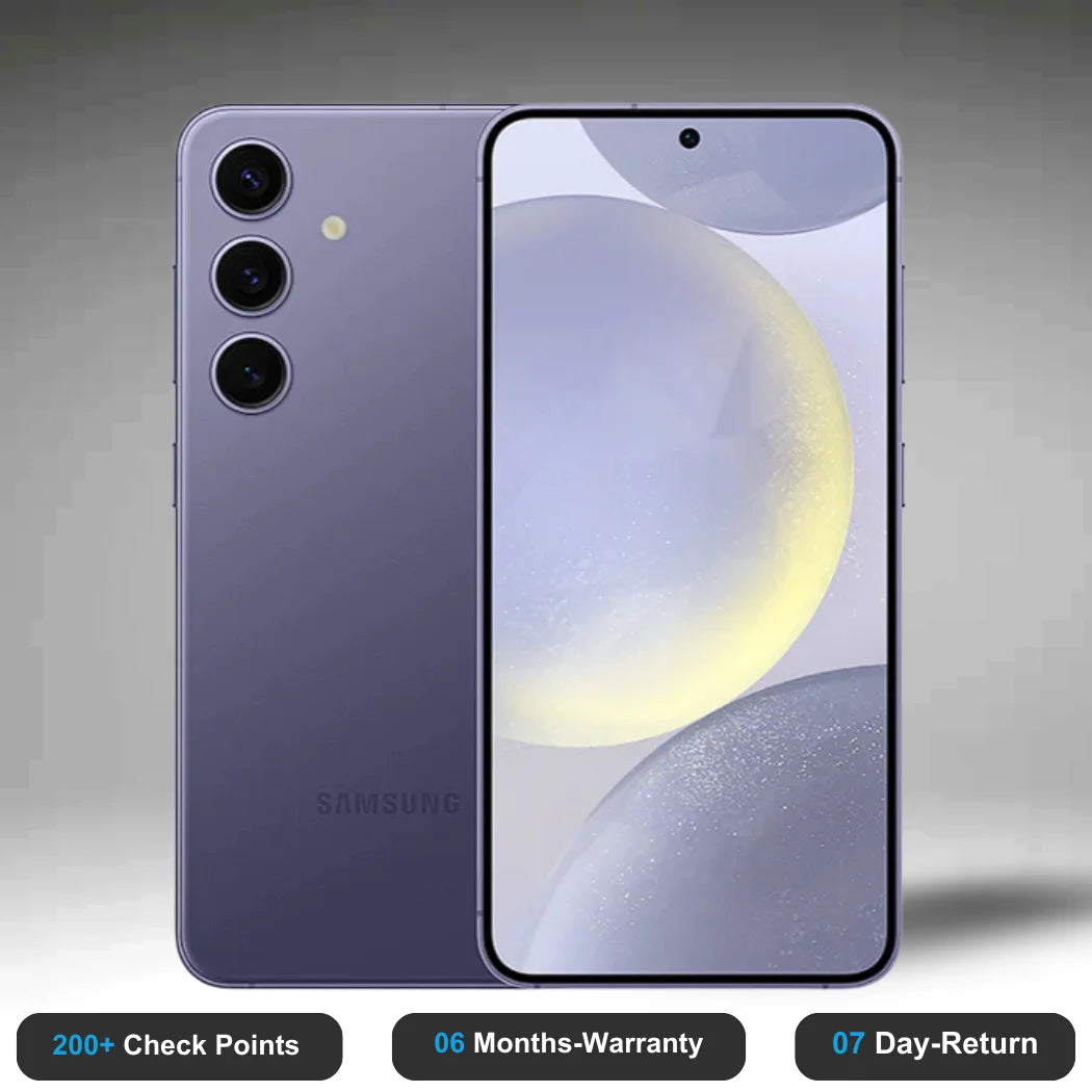 Samsung Galaxy S24 5G - Refurbished- Experience the quality of new-like condition with zero scratches. Backed by a 6-month warranty and 7-day replacement policy. Shop now at Easyphones!