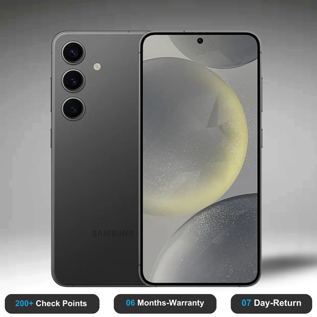 Samsung Galaxy S24 5G - Refurbished- Experience the quality of new-like condition with zero scratches. Backed by a 6-month warranty and 7-day replacement policy. Shop now at Easyphones!