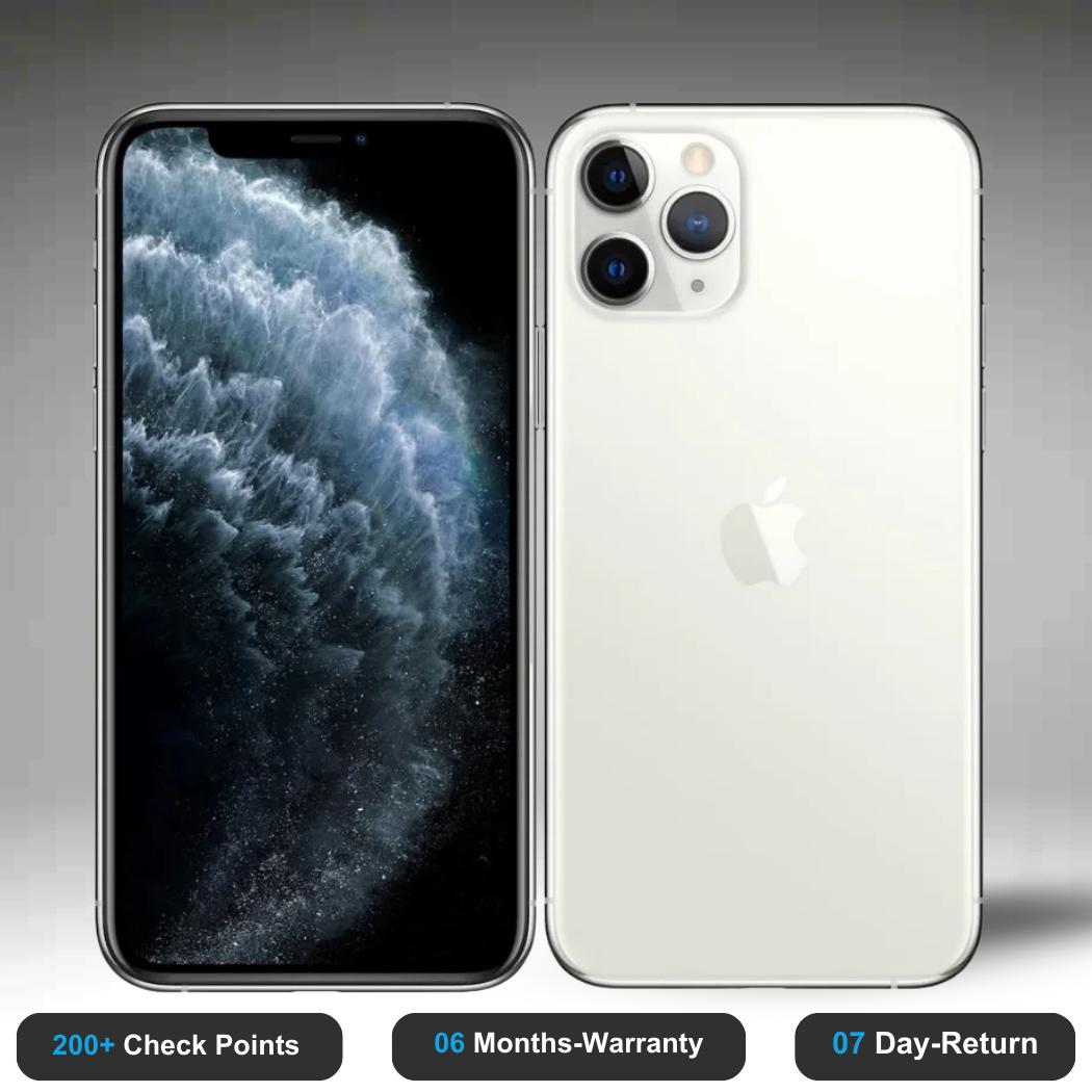 Apple iPhone 11 Pro Max - Refurbished- Experience the quality of new-like condition with zero scratches. Backed by a 6-month warranty and 7-day replacement policy. Shop now at Easyphones!